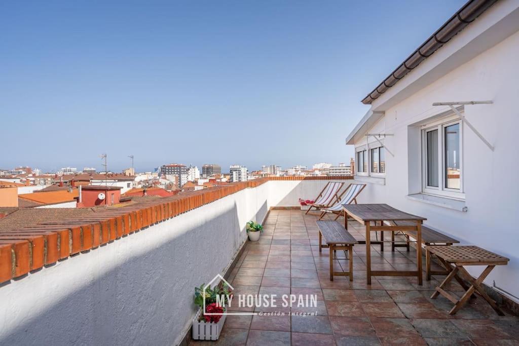 Myhousespain - Atico Con Gran Terraza En Gijón Exterior foto